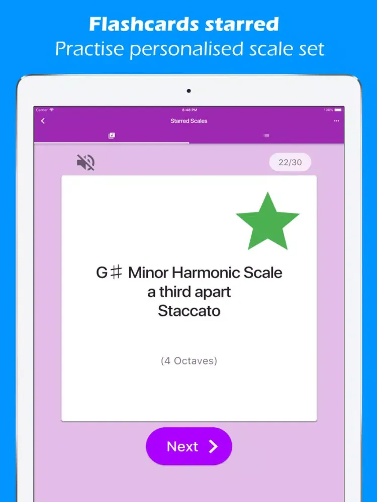 Piano Scale Shuffle ABRSM 1-8 iPad  Screenshots