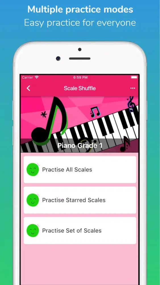 Piano Scale Shuffle ABRSM 1-8 Screenshots