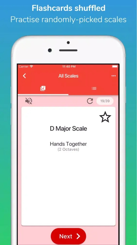 Piano Scale Shuffle ABRSM 1-8 Screenshots
