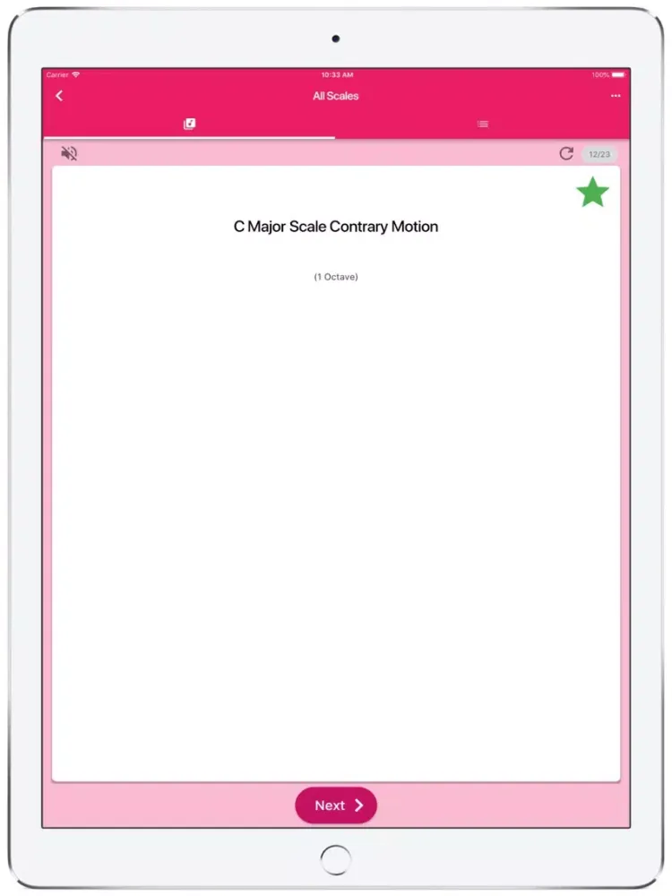Capturas de pantalla de Scale Shuffle ABRSM Piano 1 iPad 