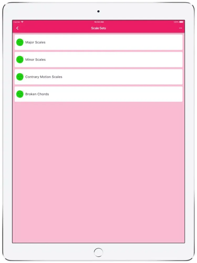 Capturas de pantalla de Scale Shuffle ABRSM Piano 1 iPad 
