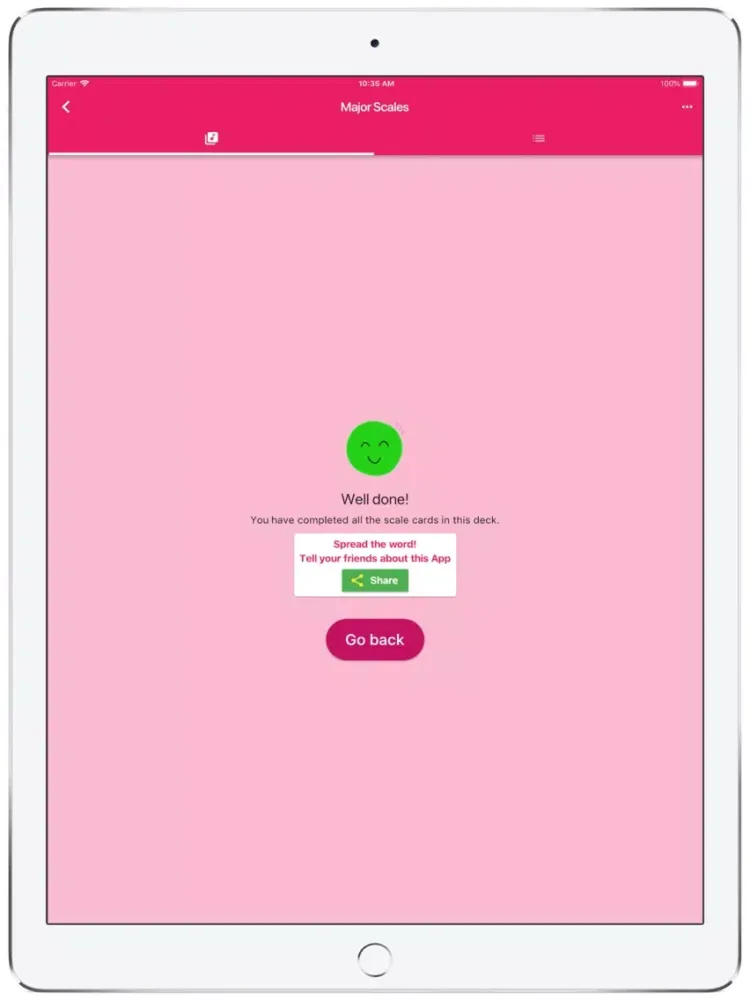 Capturas de pantalla de Scale Shuffle ABRSM Piano 1 iPad 