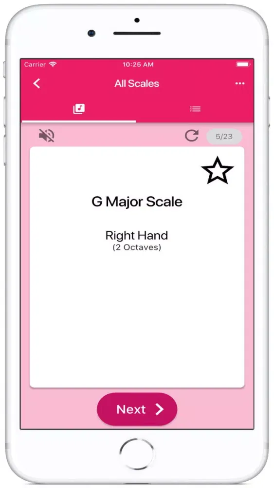 Capturas de pantalla de Scale Shuffle ABRSM Piano 1