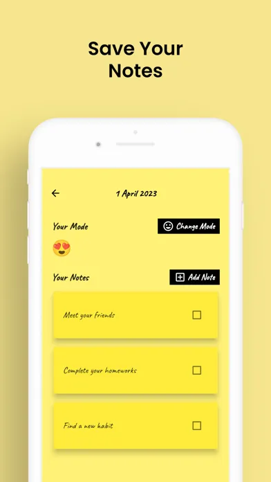 Tangkapan skrin Moodly: Mood Tracker