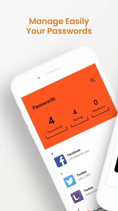 Passku:Password Management App Screenshots