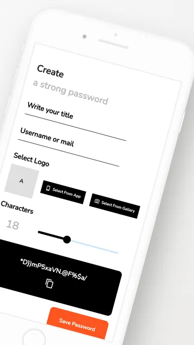 Passku:Password Management App Screenshots