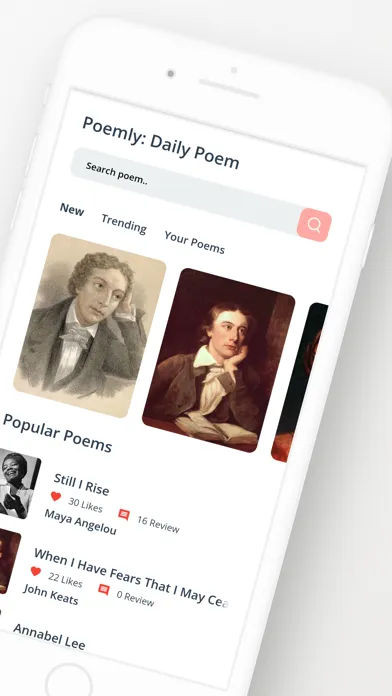 Poemly: Daily Poems Screenshots
