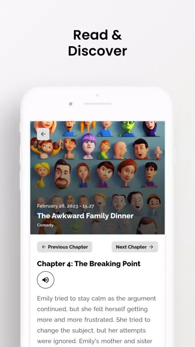 StoryAI: AI Generated Stories سکرین شاٹس