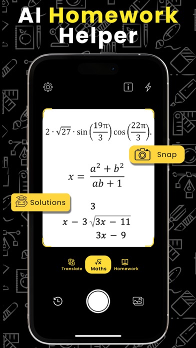 Captures d'écran de AI Math - Homework Helper