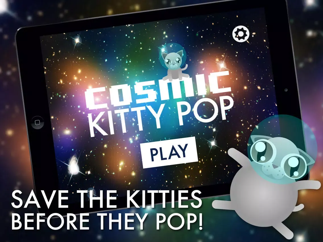 ภาพหน้าจอของ Cosmic Kitty Pop! iPad 