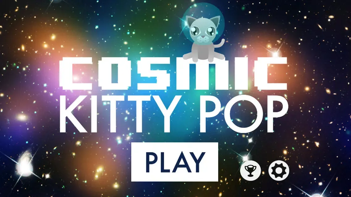 ภาพหน้าจอของ Cosmic Kitty Pop!