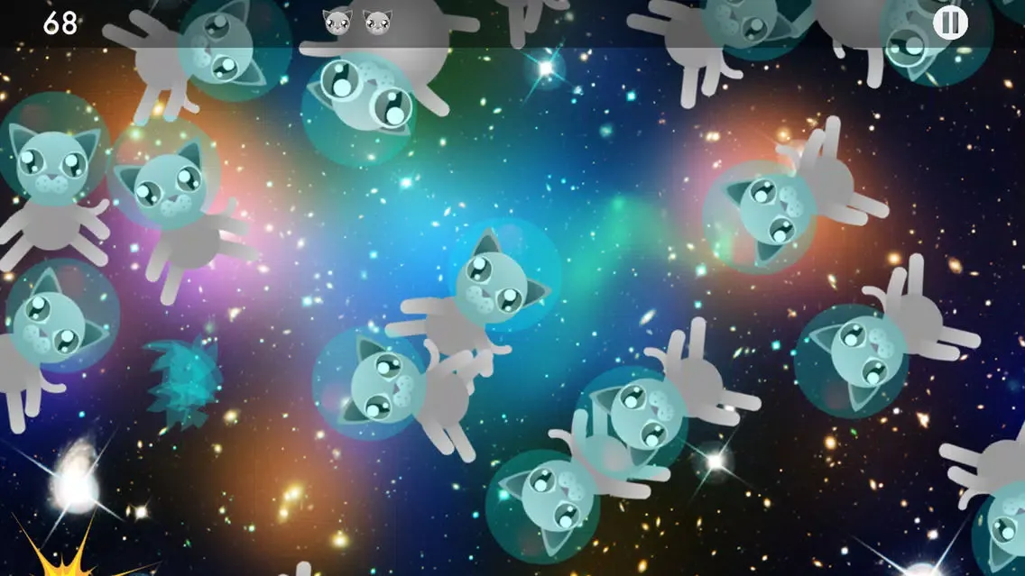 ภาพหน้าจอของ Cosmic Kitty Pop!