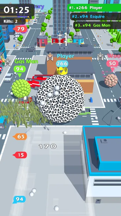 Скриншоты Ballzilla.io