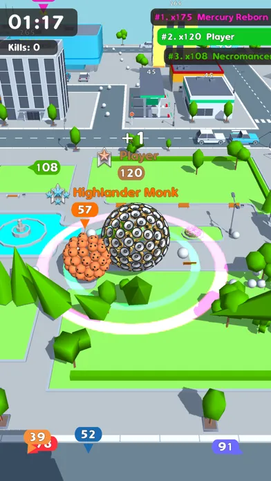 Скриншоты Ballzilla.io
