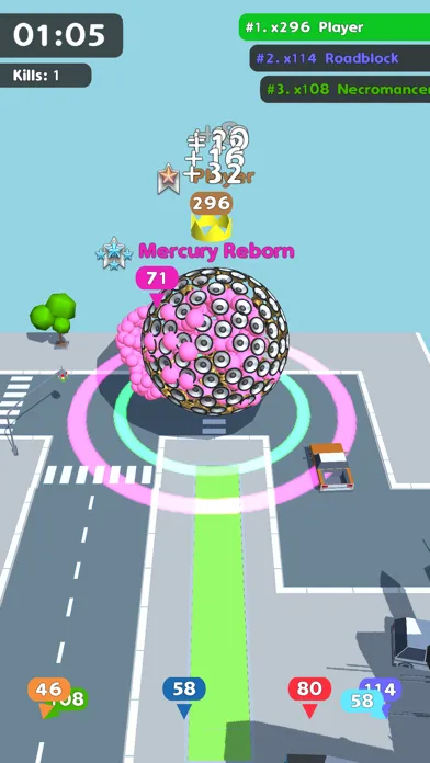 Скриншоты Ballzilla.io