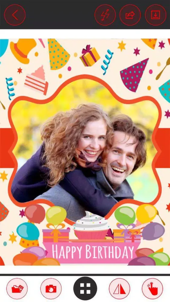 Zrzuty ekranu New Happy Birthday Frames