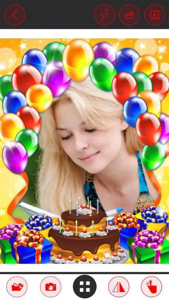 Zrzuty ekranu New Happy Birthday Frames