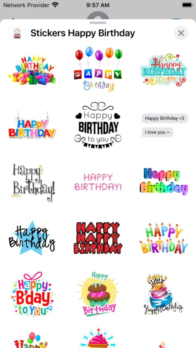 Happy Birthday  - WAStickers Screenshots