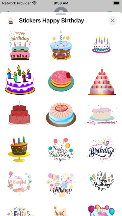 Happy Birthday  - WAStickers Screenshots
