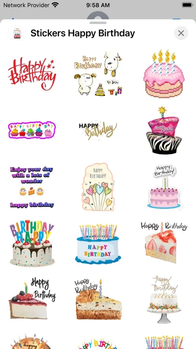 Happy Birthday  - WAStickers Screenshots