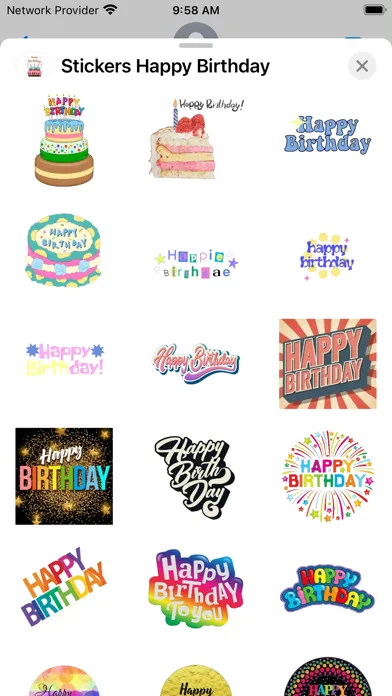 Happy Birthday  - WAStickers Screenshots