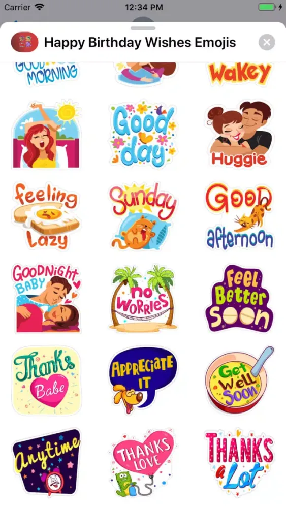 Zrzuty ekranu Happy Birthday Wishes Emojis