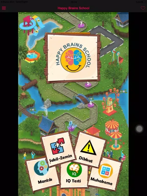 Happy Brains School iPad  스크린샷