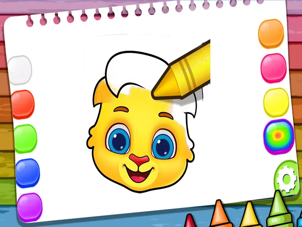 Poppy Happy Coloring book iPad 应用截图