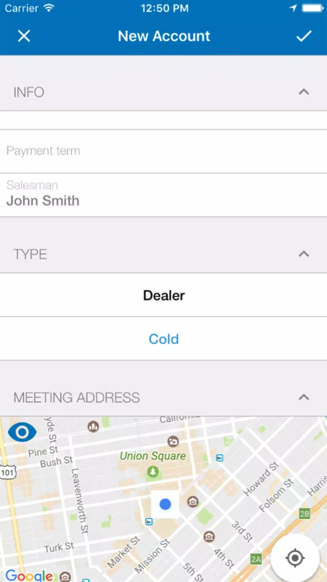 Tangkapan layar Mobile Manager Solutions