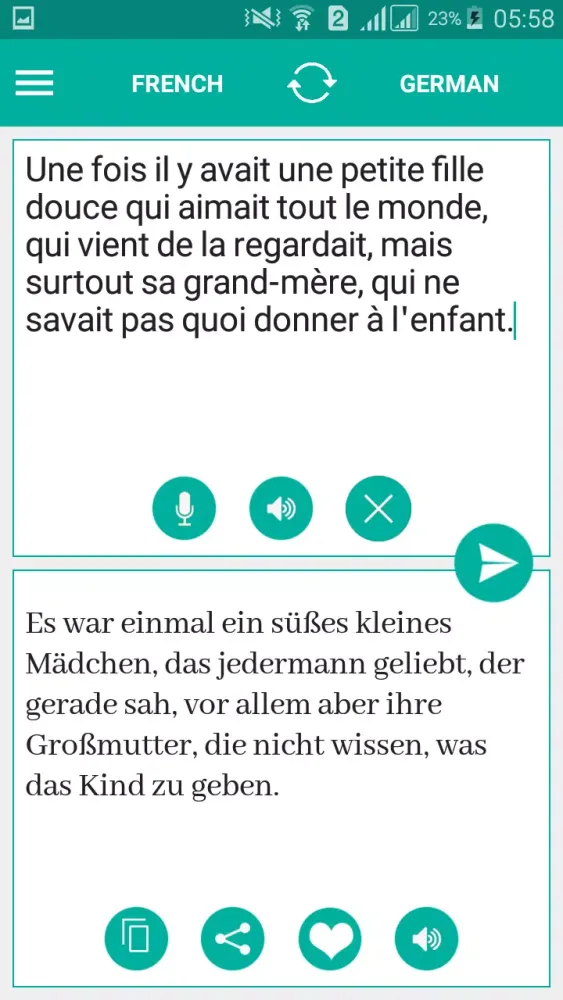 French German Translator 스크린샷
