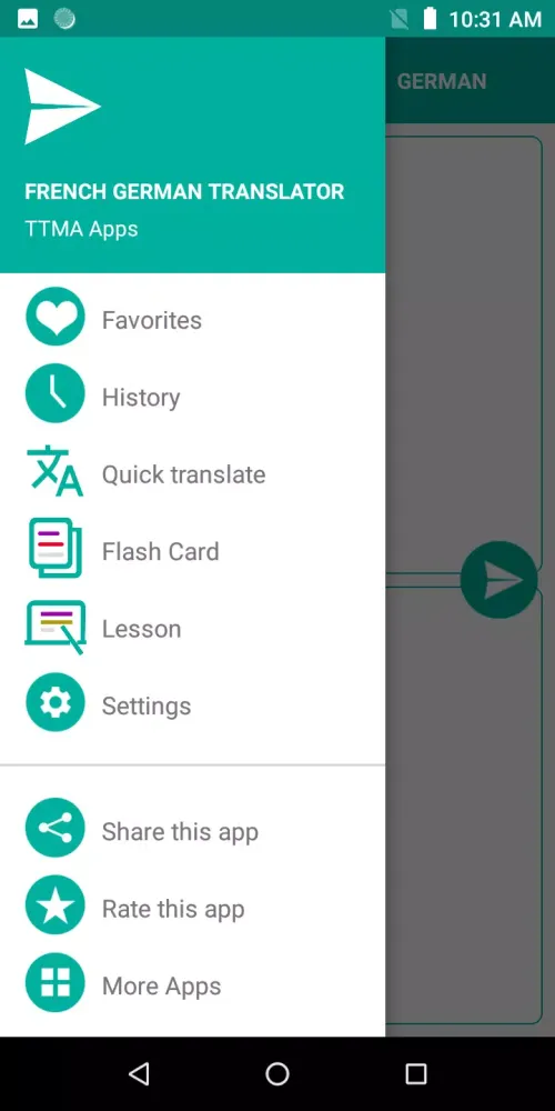 French German Translator 스크린샷