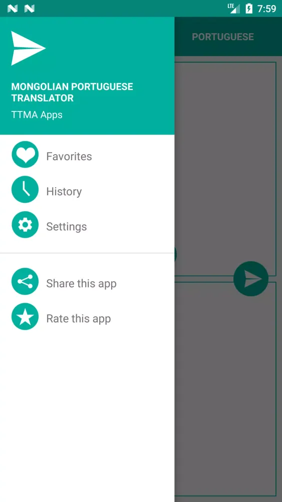 Mongolian Portuguese Translato Screenshots
