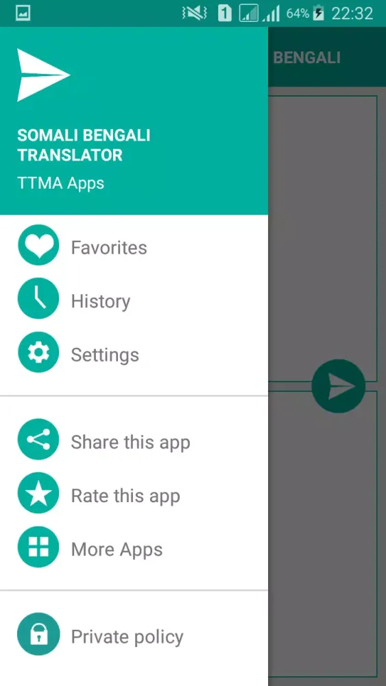 Somali Bengali Translator Screenshots