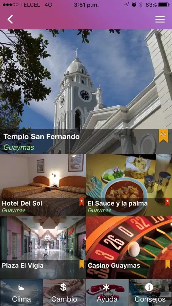 Capturas de tela do Guaymas - San Carlos