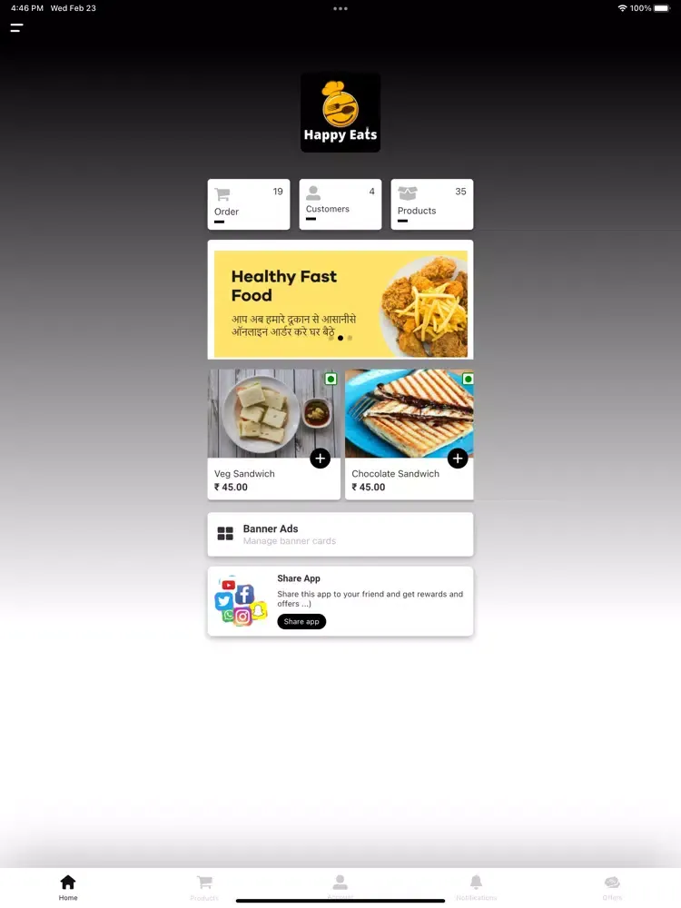 Happy Eats iPad  Screenshots