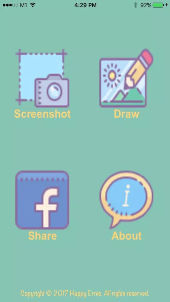 Capturas de tela do Screenshot Draw