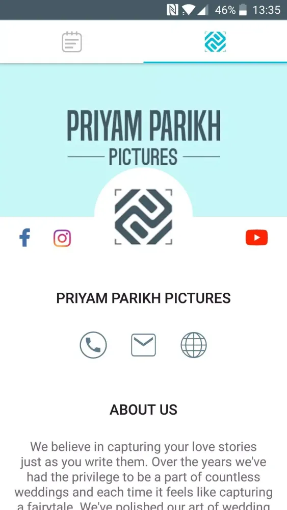 ภาพหน้าจอของ Priyam Parikh Pictures