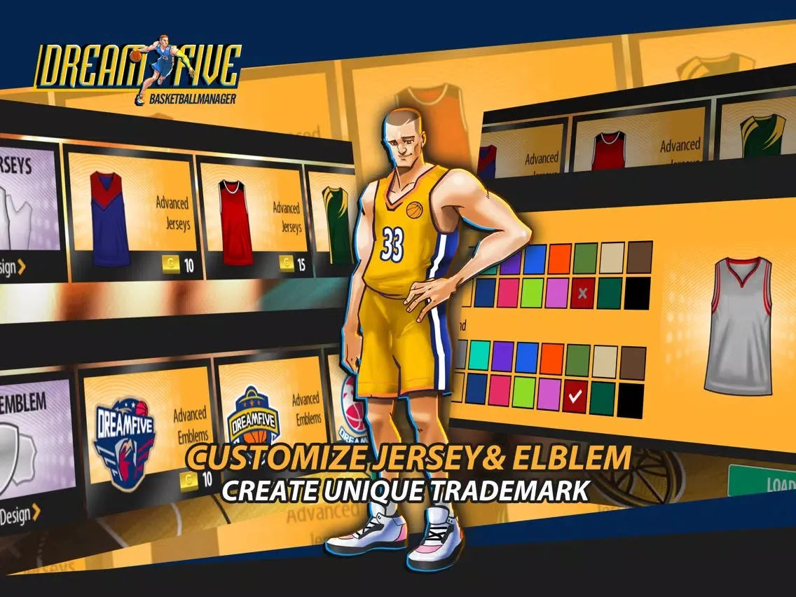 Dream Five - Basketball Manager iPad 应用截图