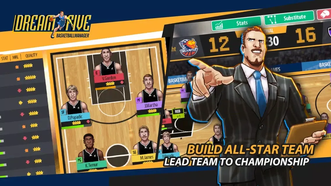 Dream Five - Basketball Manager应用截图