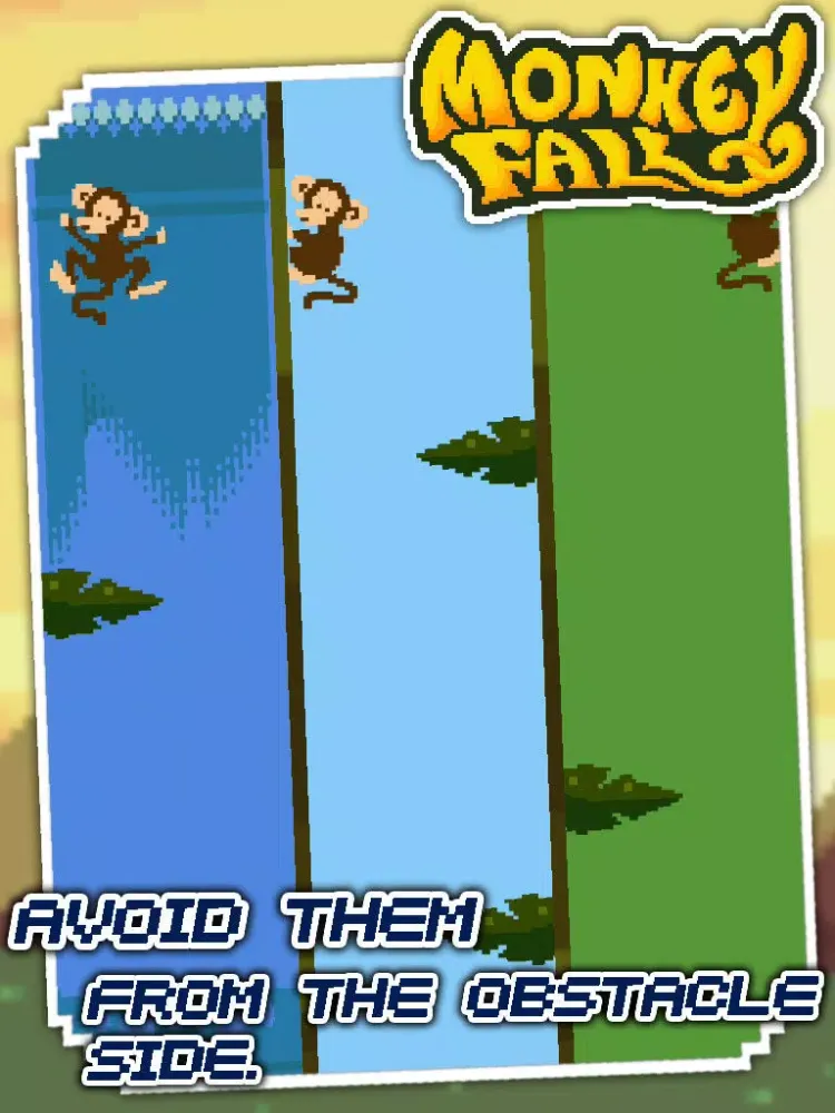 Captures d'écran de Monkey Fall Free iPad 