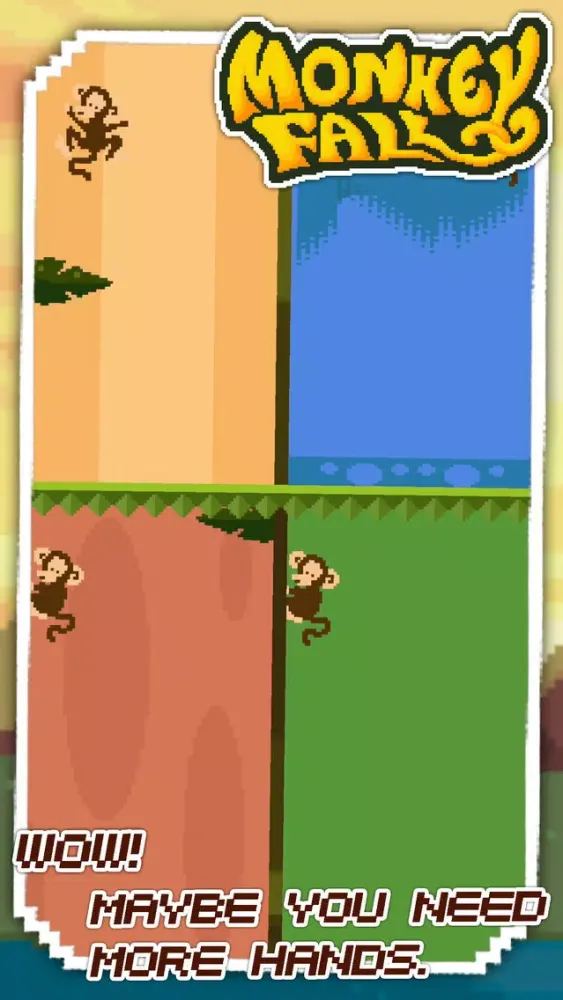 Captures d'écran de Monkey Fall Free