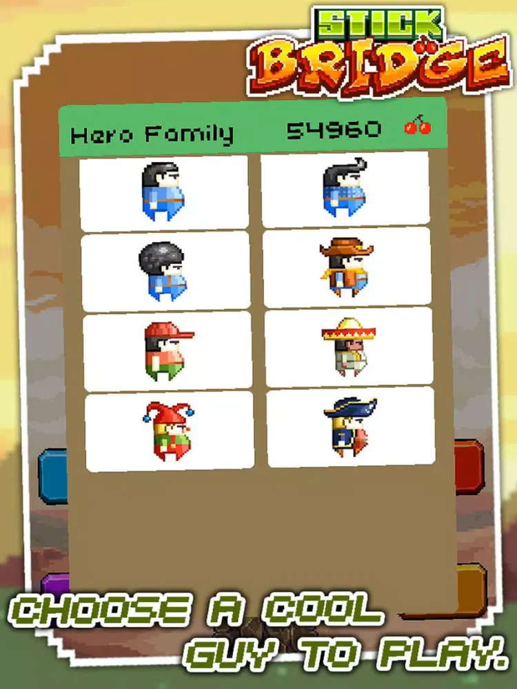 Capturas de tela do Stick Bridge Tree iPad 