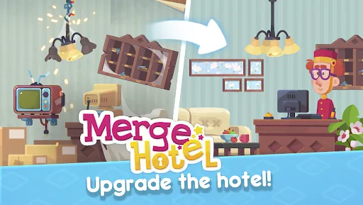Screenshot di Merge Hotel: Hotel Games Story