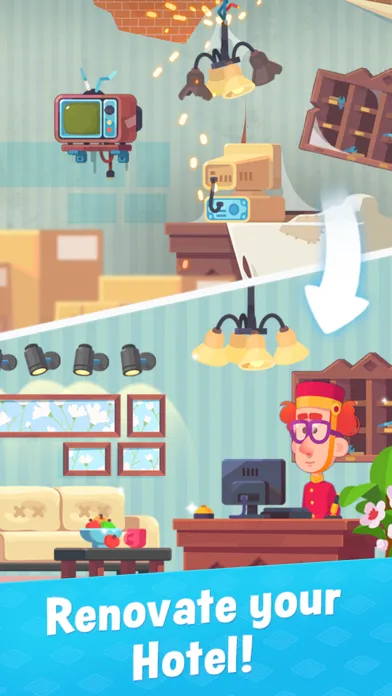 Merge Hotel: Family Story Game Ekran Görüntüleri