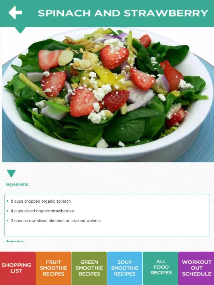 Tangkapan skrin Detox Diet: Fit Girl iPad 