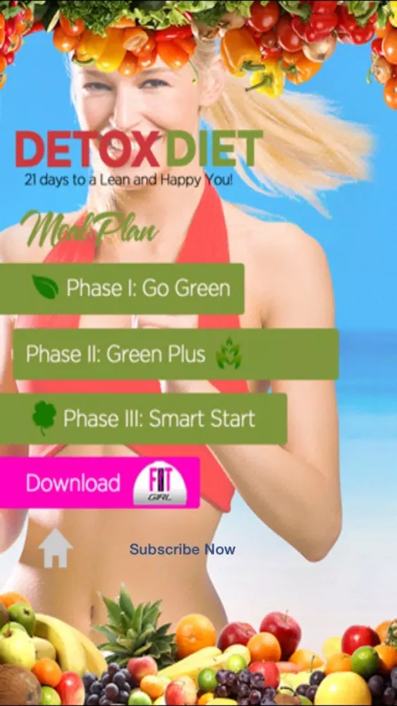 Tangkapan skrin Detox Diet: Fit Girl