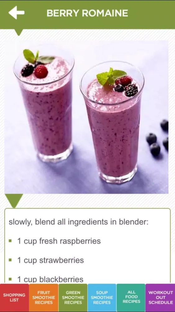 Tangkapan skrin Detox Diet: Fit Girl