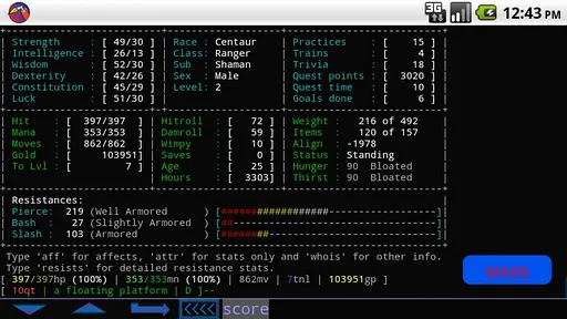 BlowTorch MUD Client Screenshots