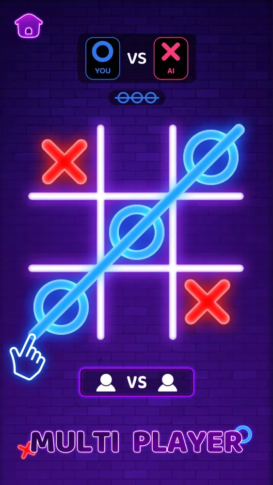 Tic Tac Toe - No Wifi Games स्क्रीनशॉट