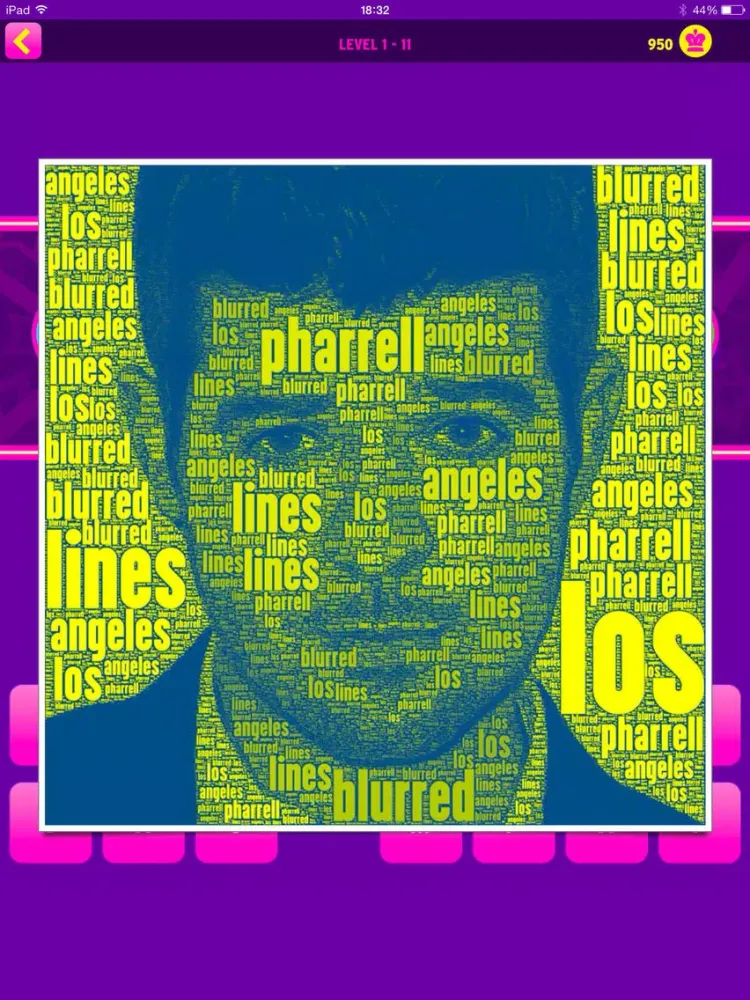 Guess that singer iPad  Screenshots